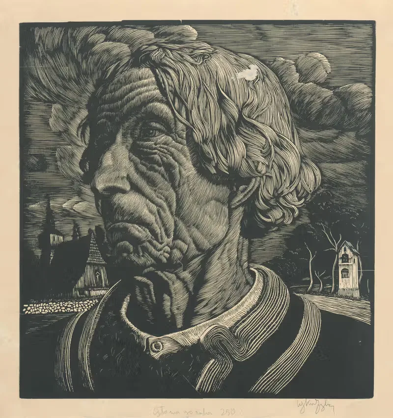 Голова горца by Владислав Скоциляс, 1920 — digital art print download