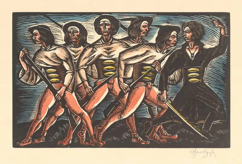 Разбойники by Владислав Скоциляс, 1920 — digital art print download