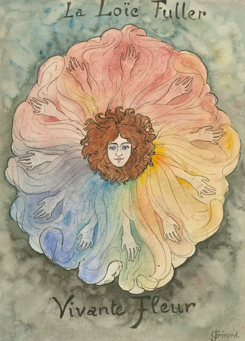 La Loïe Fuller; Vivante Fleur — Anonymous