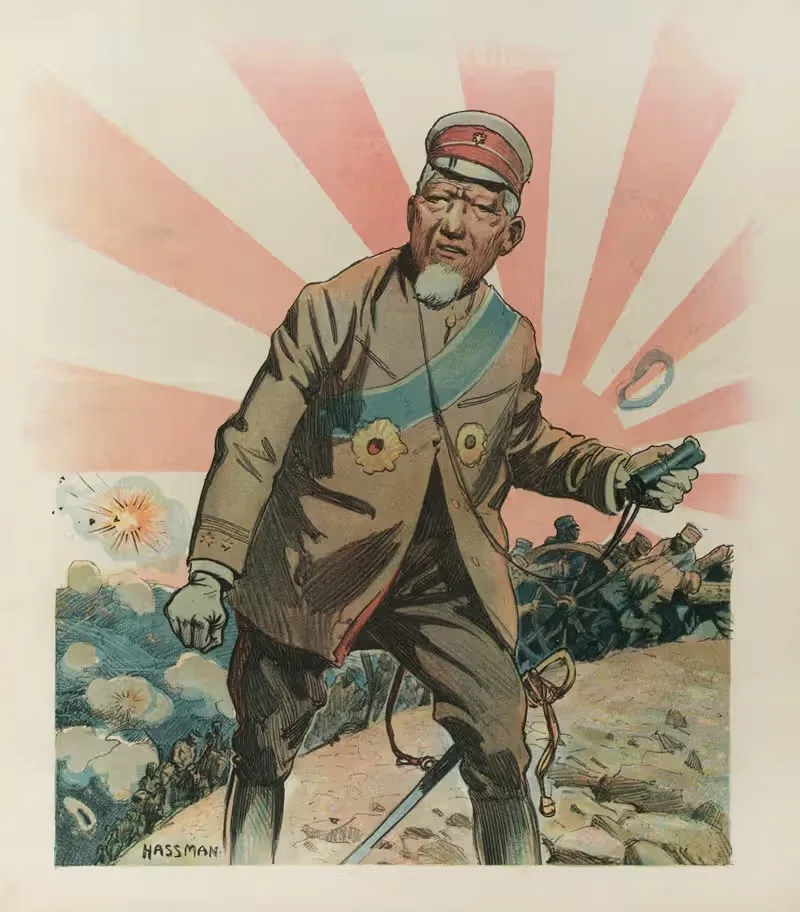 Oyama – the real peacemaker by Carl Hassmann, 1905 — digital art print download