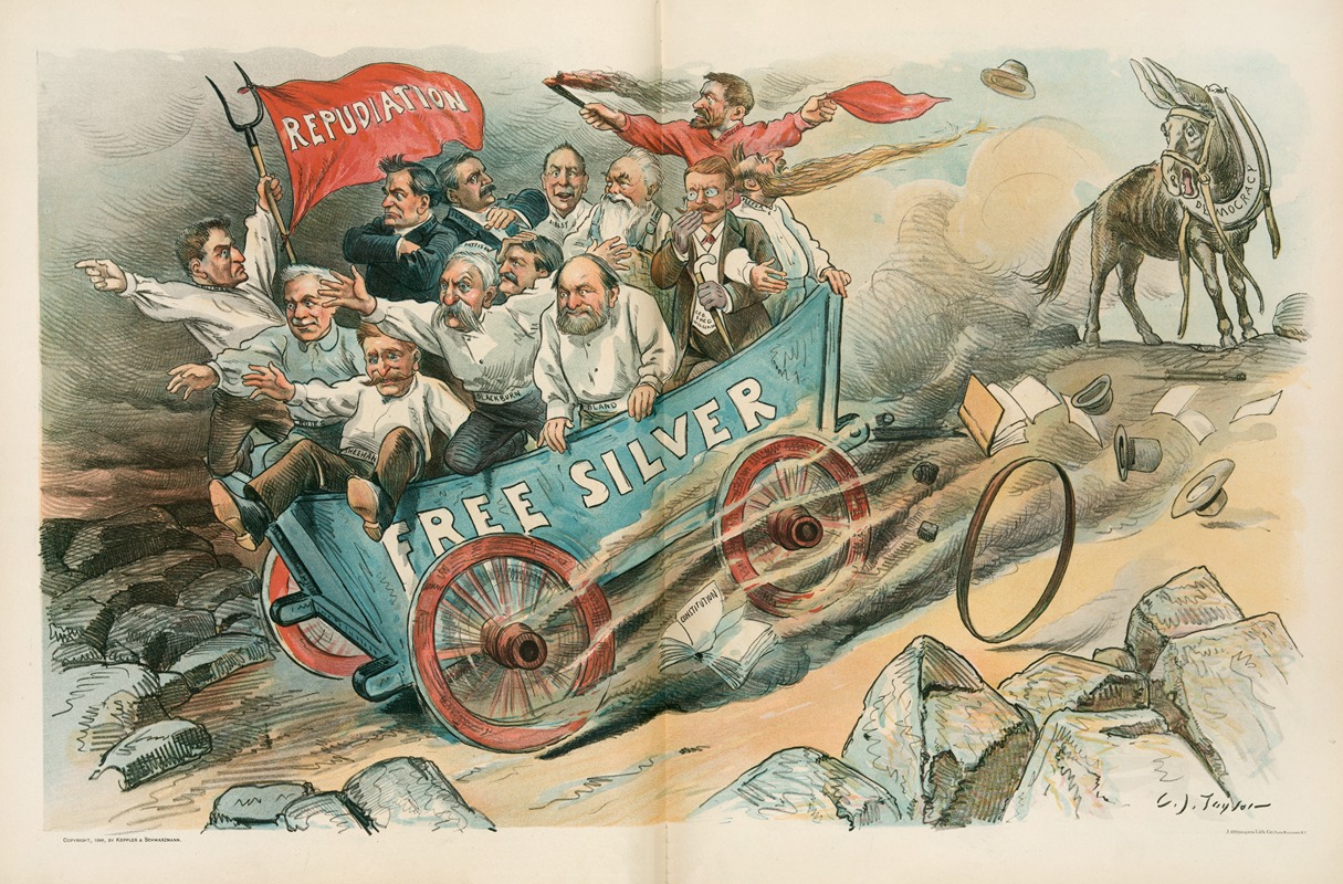 Движение вниз by Чарльз Джей Тейлор, 1896 — digital art print download