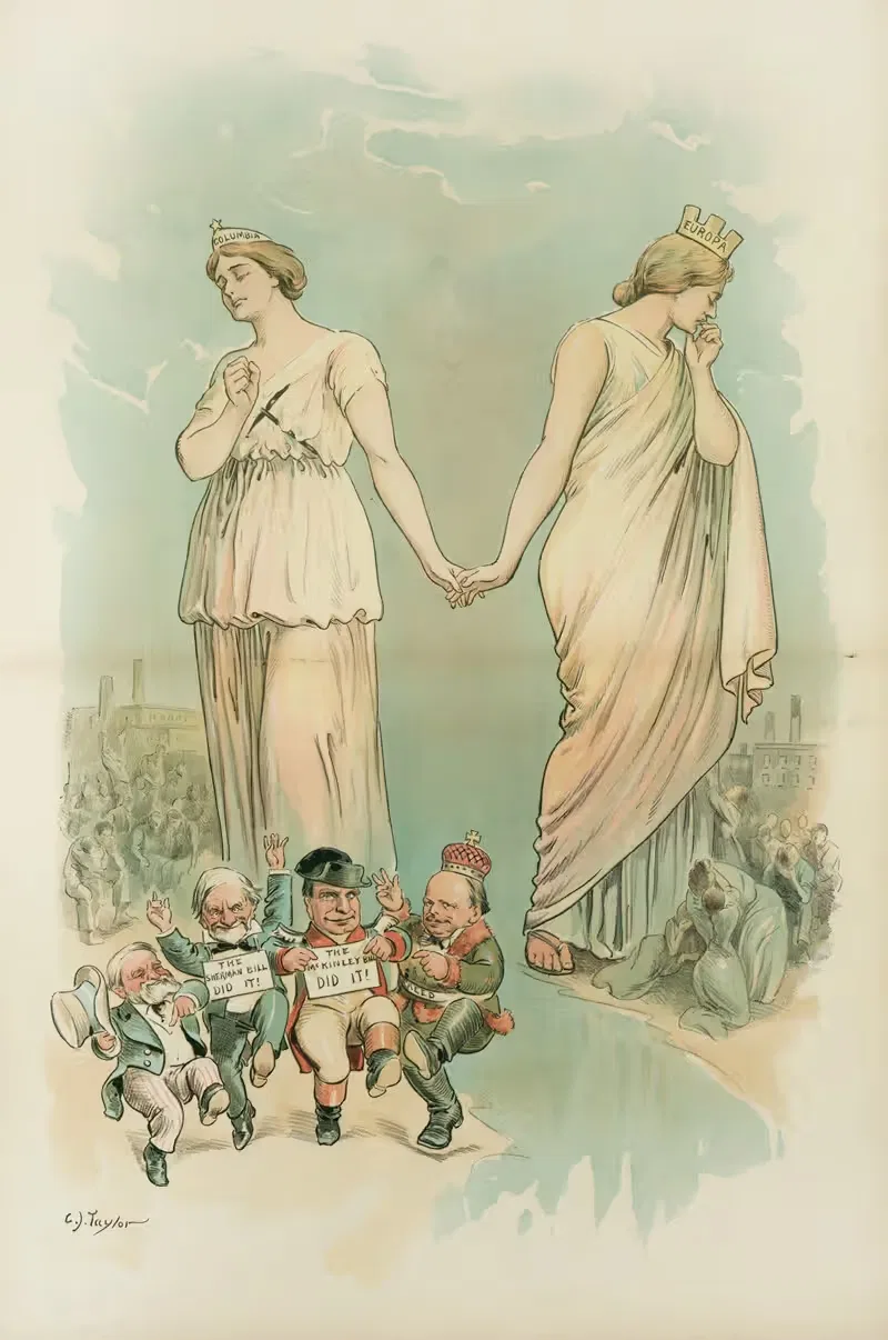 Партийные 'патриоты' Америки by Чарльз Джей Тейлор, 1894 — digital art print download