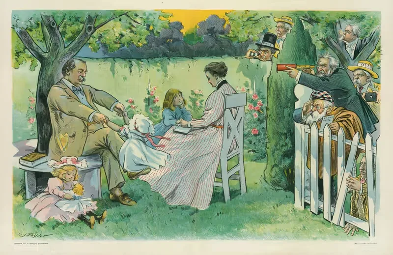 Он держит их в беспокойстве by Чарльз Джей Тейлор, 1897 — digital art print download