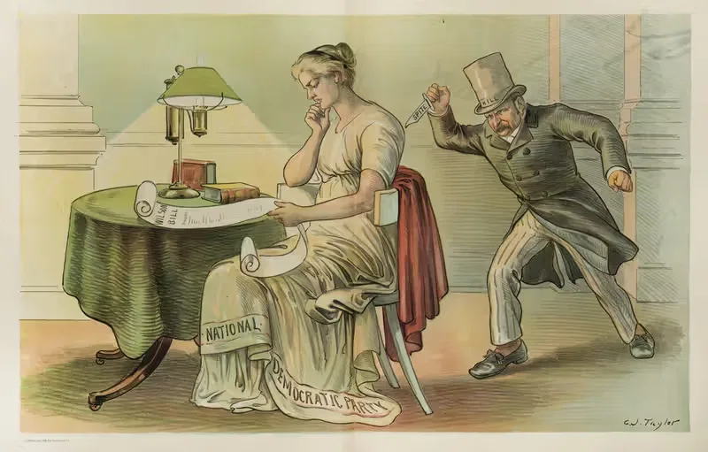 Я демократ! by Чарльз Джей Тейлор, 1894 — digital art print download