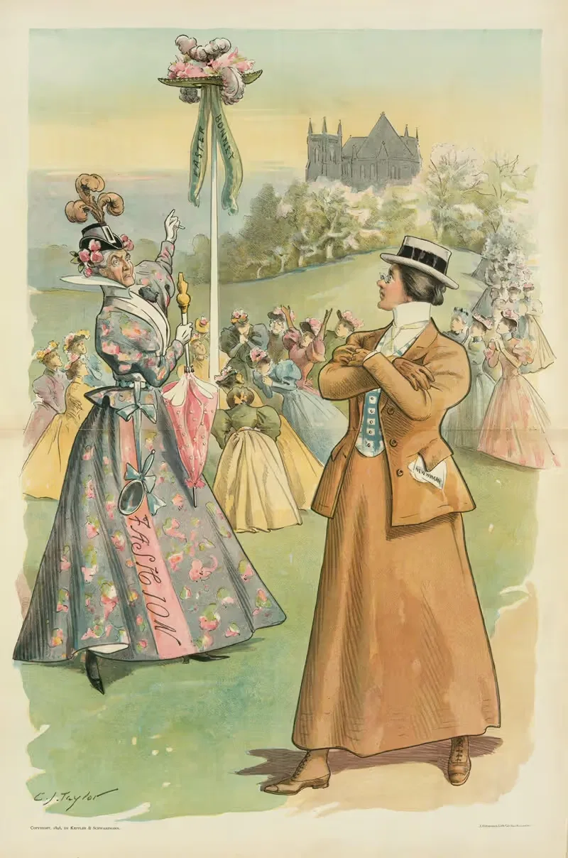 Она не поклонится шляпе by Чарльз Джей Тейлор, 1896 — digital art print download