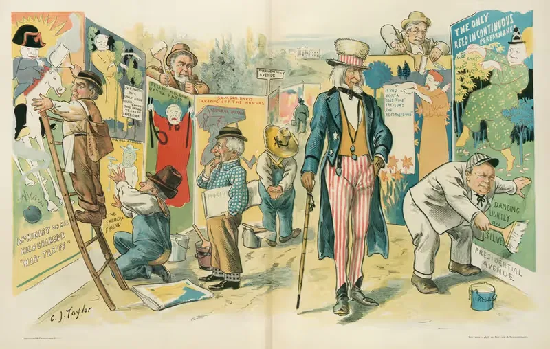 The poster craze in candidateville — Charles Jay Taylor