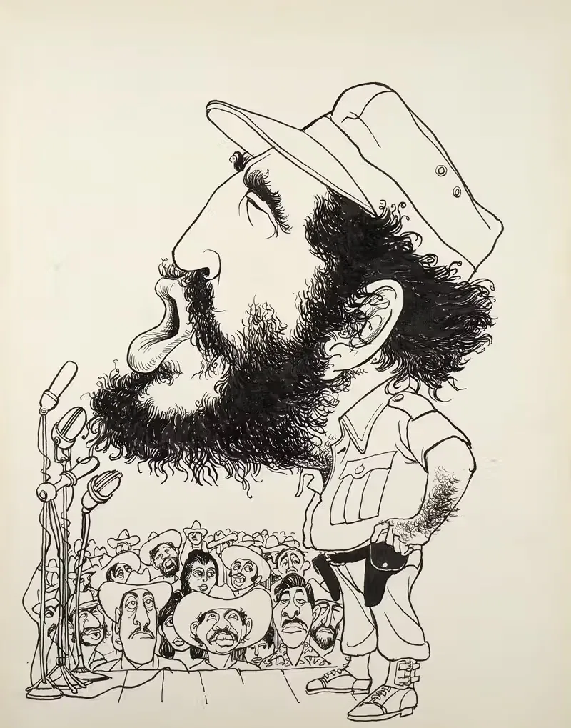 Fidel Castro by Edmund Siegfried Valtman — digital art print download