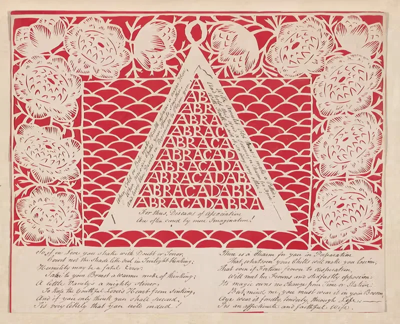 Абракадабра Пирамида by Элизабет Коббольд, 1823 — digital art print download