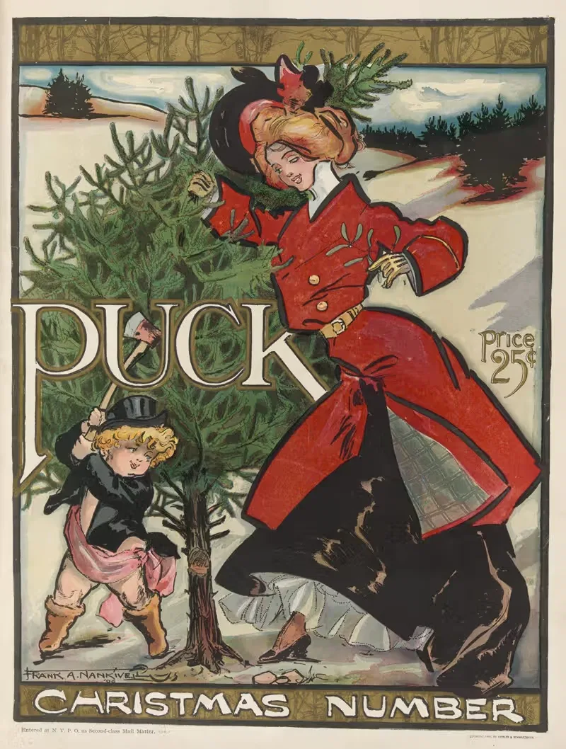 Рождественский номер by Фрэнк Артур Нанкивелл, 1900 — digital art print download