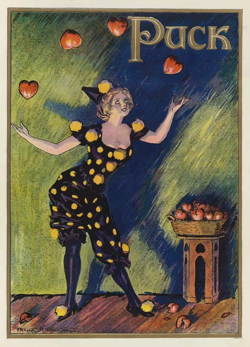 Saint Valentine number by Frank Arthur Nankivell, 1911 — digital art print download
