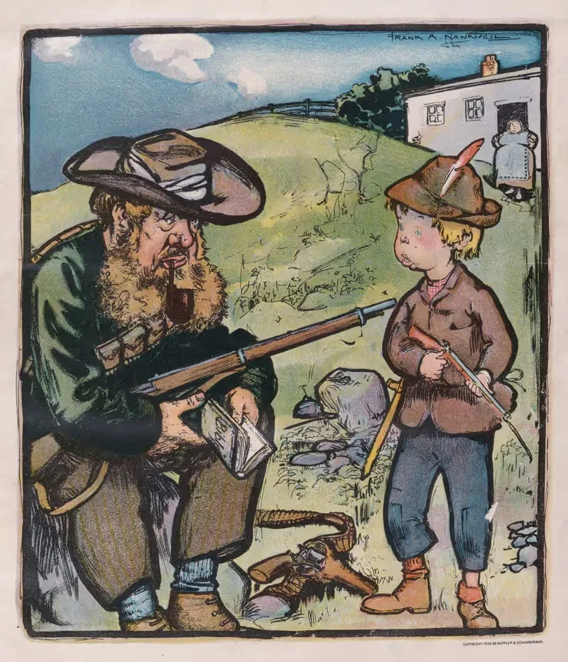 Религия буров by Фрэнк Артур Нанкивелл, 1900 — digital art print download