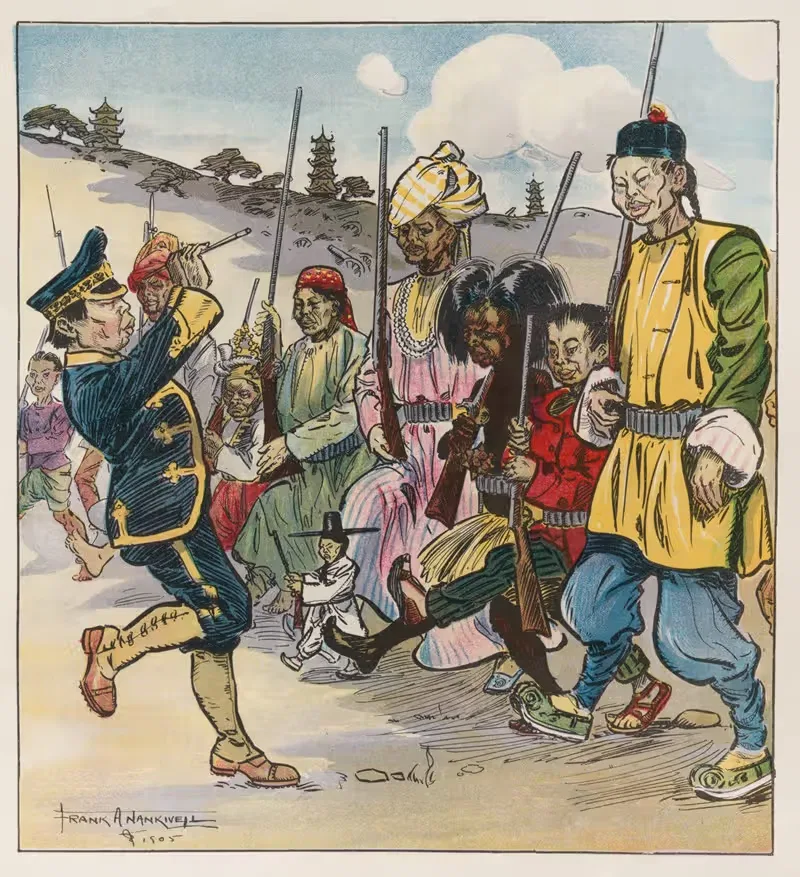 The drill-master of the East — Frank Arthur Nankivell