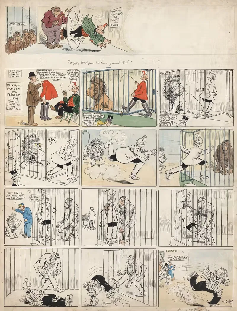 Счастливый хулиган делает грандиозный успех! by Фредерик Бурр Оппер, 1911 — digital art print download