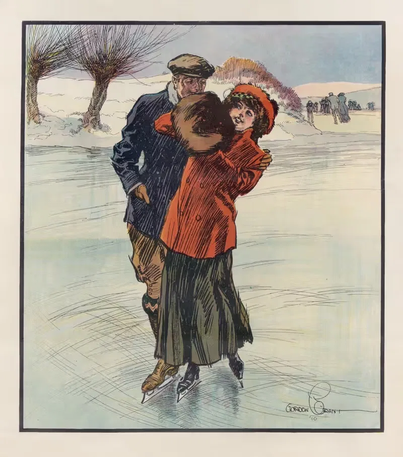 Conserving her natural resources by Gordon Grant, 1910 — digital art print download