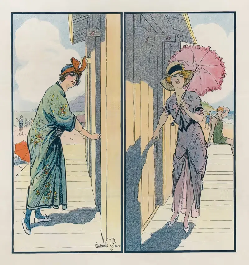 Going in – to dress — coming out – dressed — Gordon Grant