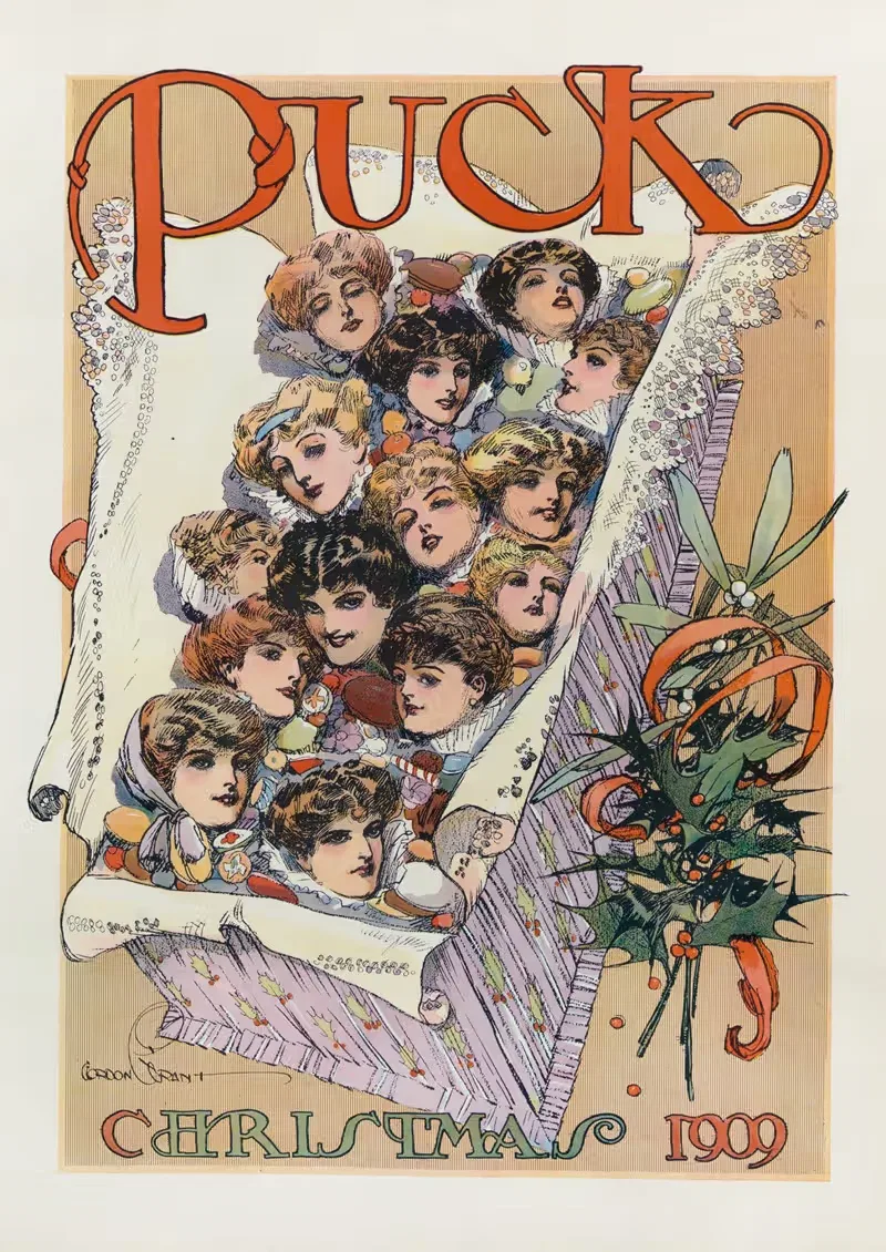 Пак Рождество 1909 by Гордон Грант, 1909 — digital art print download