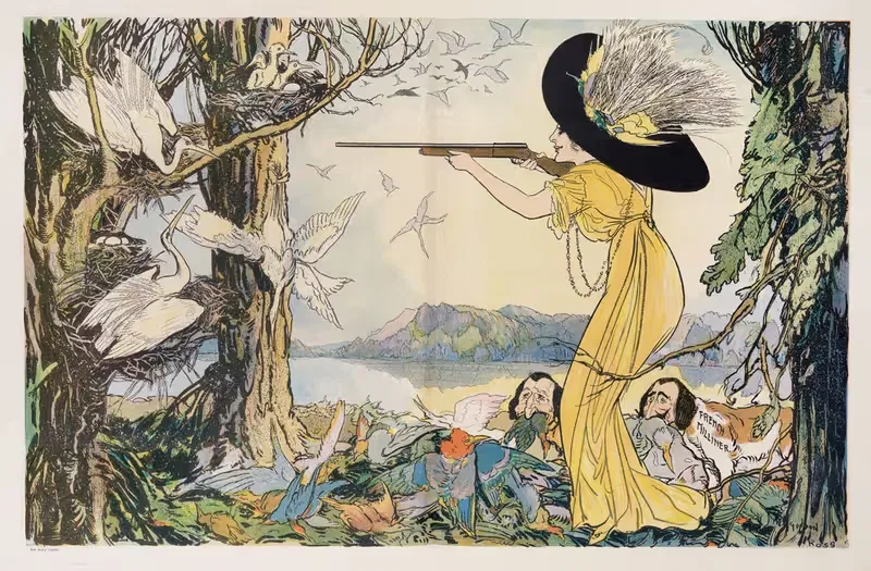 The woman behind the gun — Gordon Ross