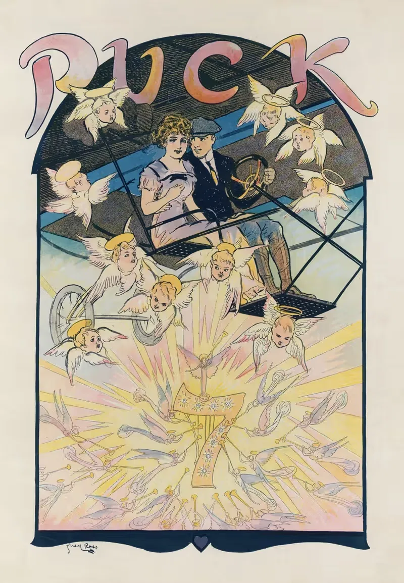 На седьмом небе by Гордон Росс, 1912 — digital art print download