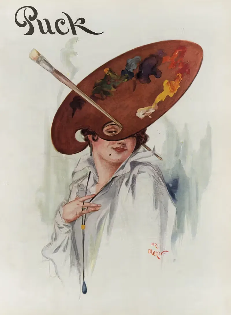 Свежая краска by Генри Майер, 1914 — digital art print download