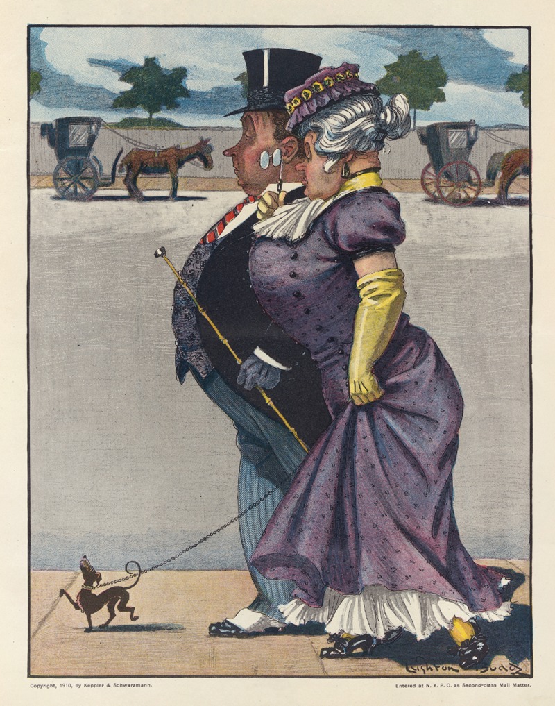 Говядина по-модному by Лейтон Бадд, 1910 — digital art print download
