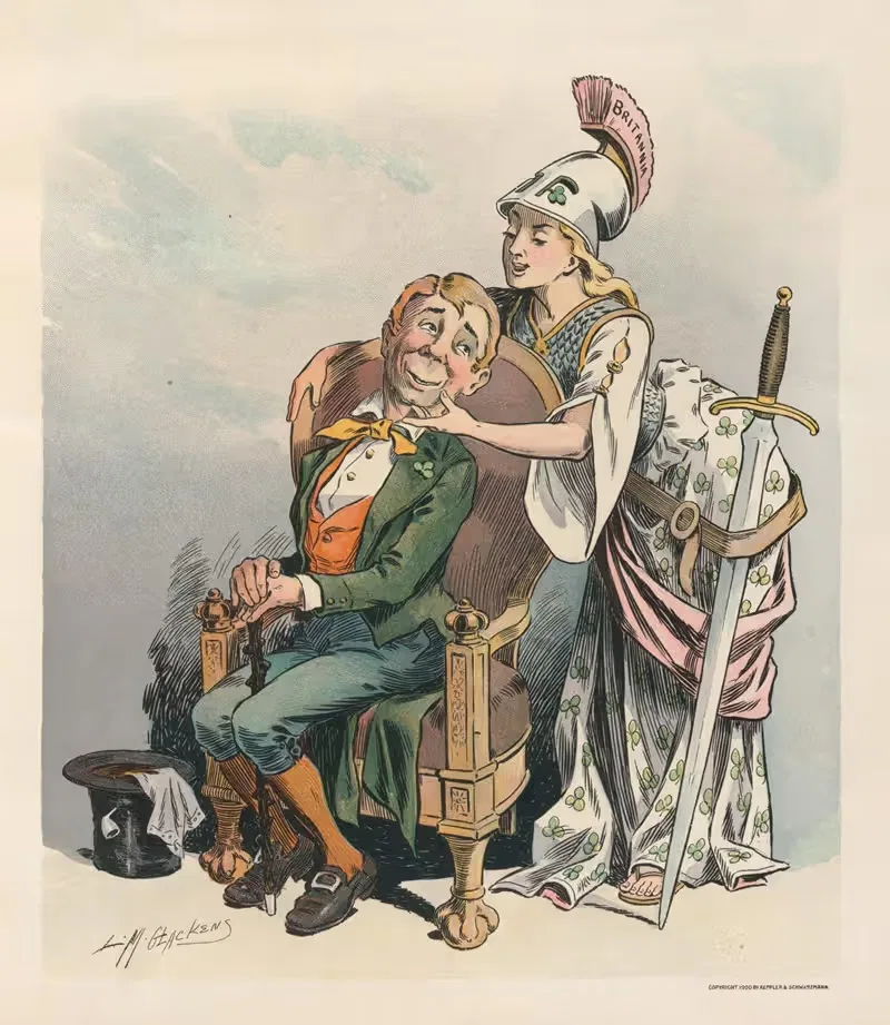 Флирт by Луи Глакенс, 1900 — digital art print download