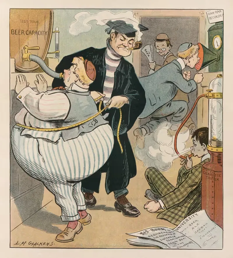 Снова студенческие дни by Луи Глакенс, 1906 — digital art print download