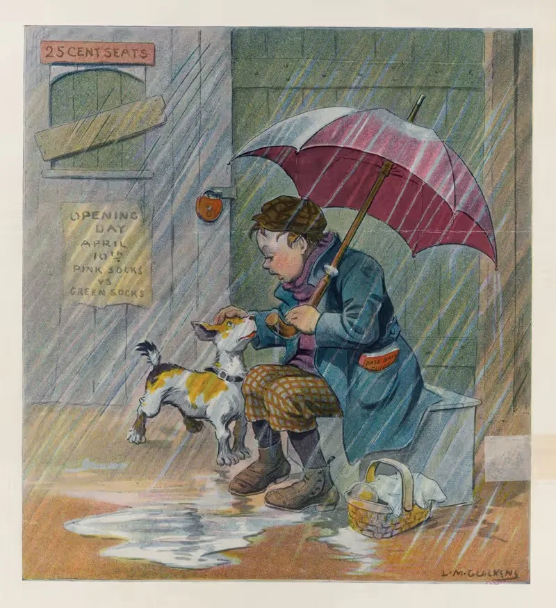 Первый человек на линии by Луи Глакенс, 1913 — digital art print download