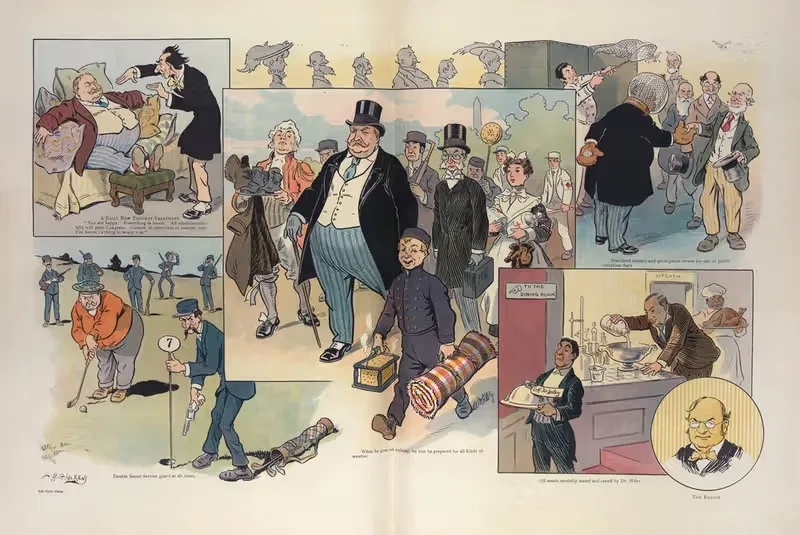 Небо, защити Тафта! – есть причина by Луи Глакенс, 1908 — digital art print download