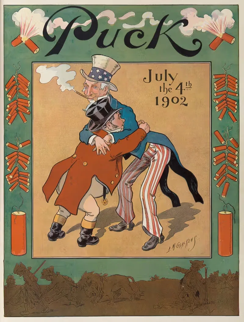 4 июля 1902 года by Луи Глакенс, 1902 — digital art print download