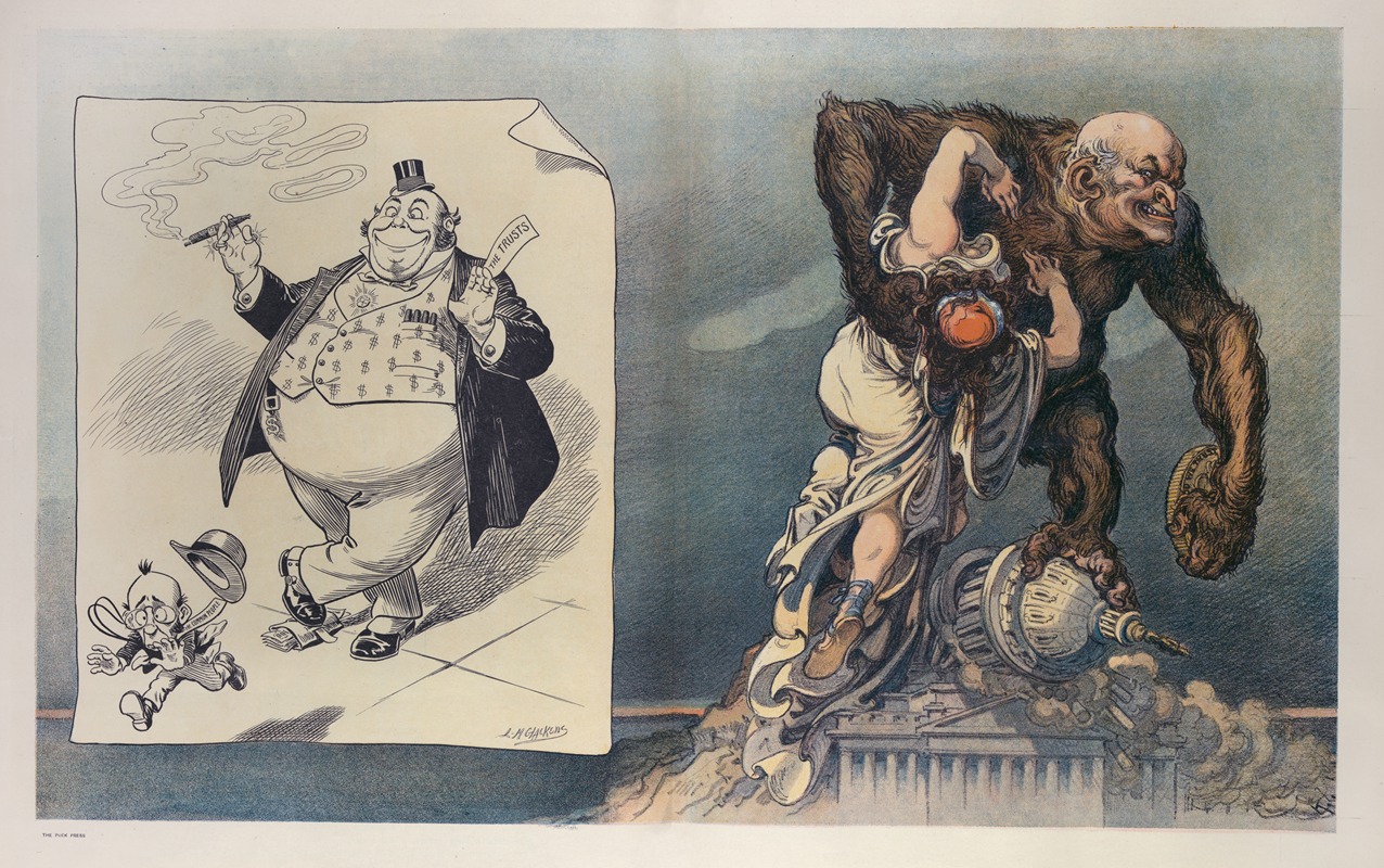 Монополия by Луи Глакенс, 1909 — digital art print download
