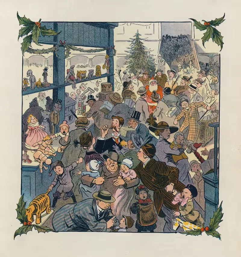 Игрушечный отдел by Луи Глакенс, 1913 — digital art print download