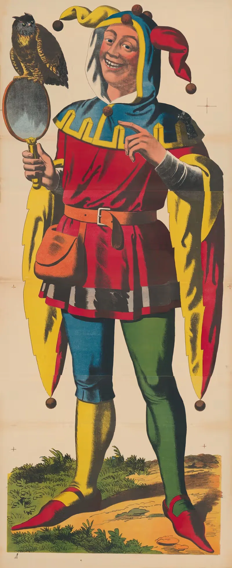 Фигура карнавала, одетая как Тиль Уленшпигель by Рене Акерманн, 1906-1918 — digital art print download