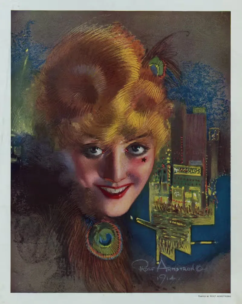 Глаза имеют значение by Рольф Армстронг, 1914 — digital art print download