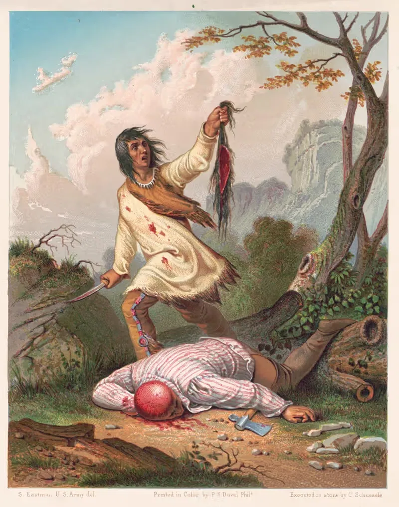 Крик смерти by Сет Истман, 1852 — digital art print download