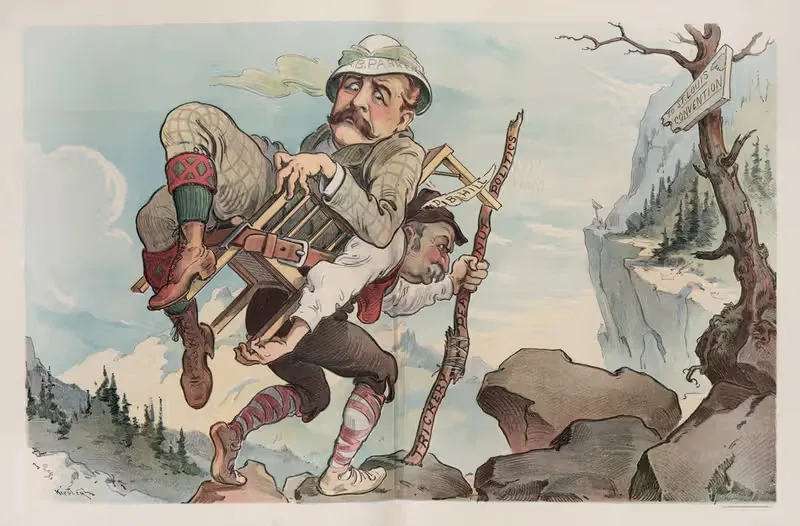 Каменистая дорога и плохой проводник by Удо Кепплер, 1904 — digital art print download