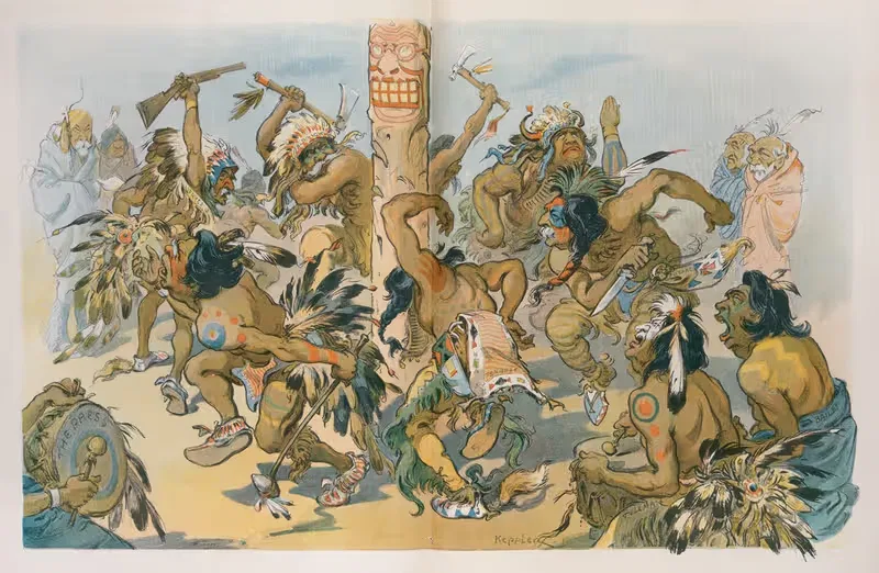 Вечно куча много проблем, вау!! by Удо Кепплер, 1907 — digital art print download