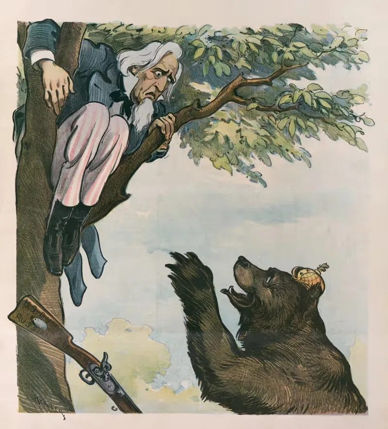 Поскольку тарифная война должна закончиться by Удо Кепплер, 1901 — digital art print download