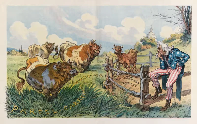 Что касается почтовых отправлений by Удо Кепплер, 1910 — digital art print download