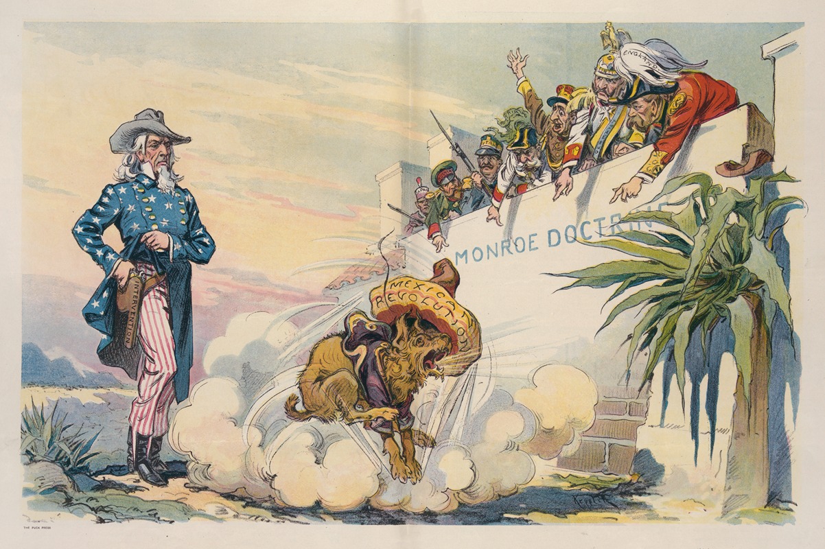 Сумасшедшая собака by Удо Кепплер, 1913 — digital art print download