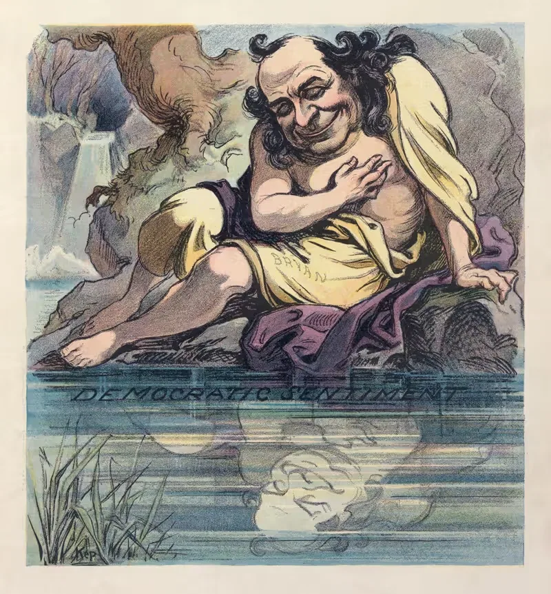 Narcissus by Udo Keppler, 1908 — digital art print download