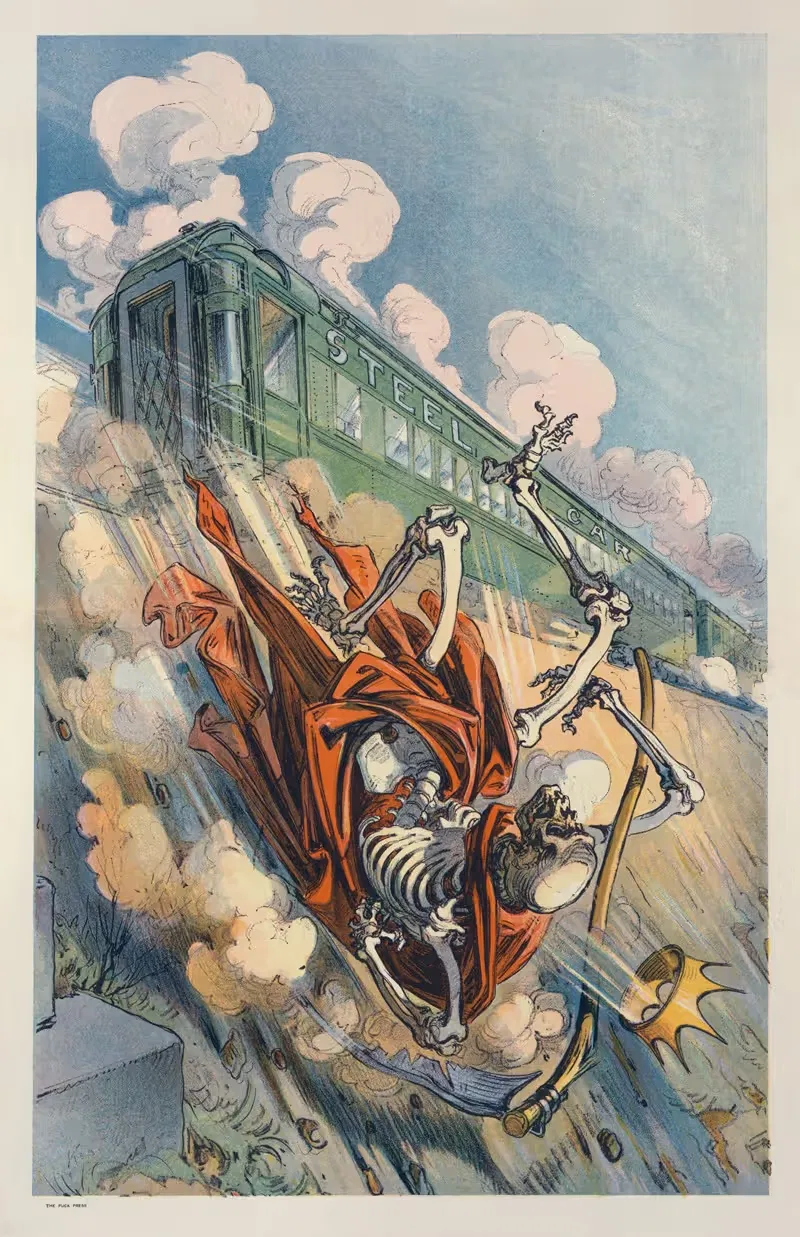 O death, where is thy sting by Udo Keppler, 1913 — digital art print download