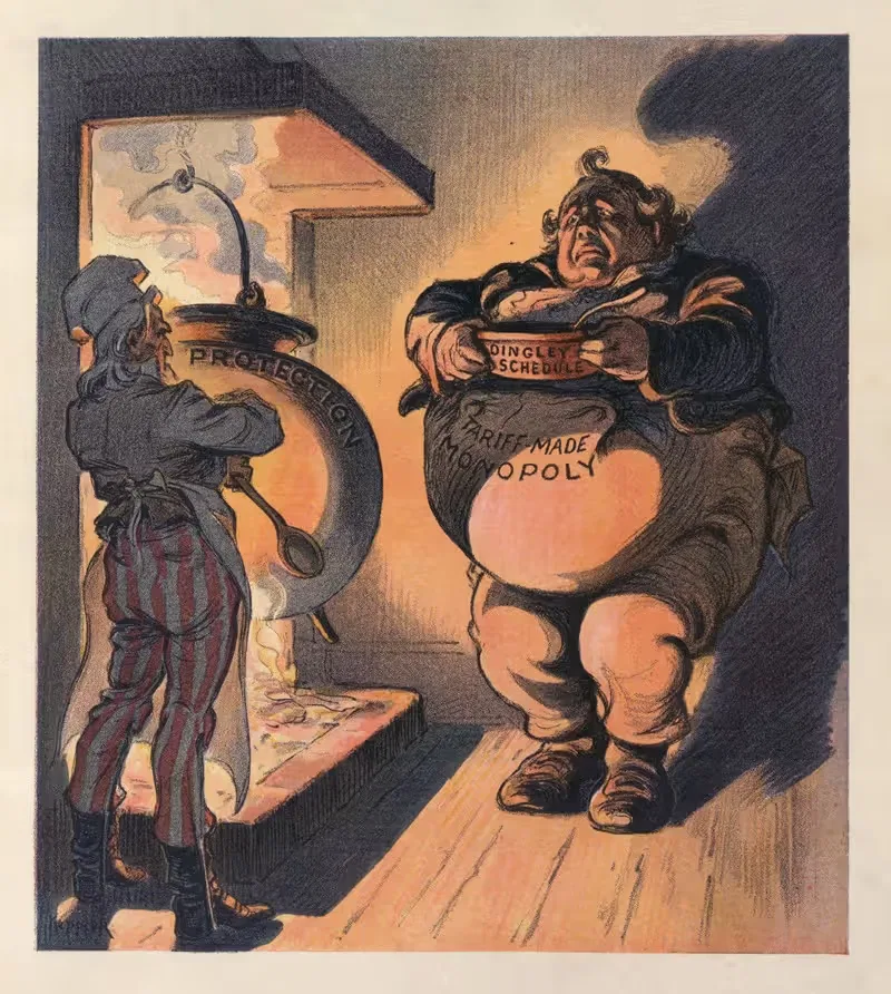 Oliver Twist asks for more by Udo Keppler, 1908 — digital art print download