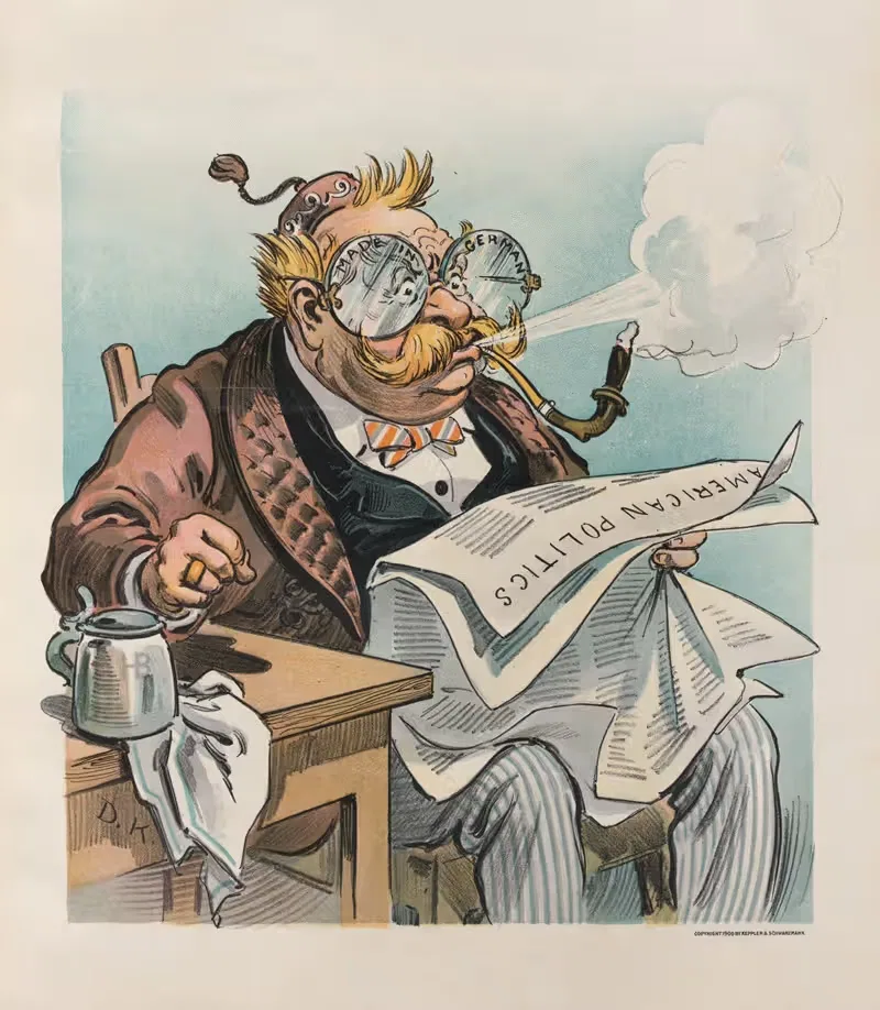 Наш любимый германо-американец by Удо Кепплер, 1900 — digital art print download