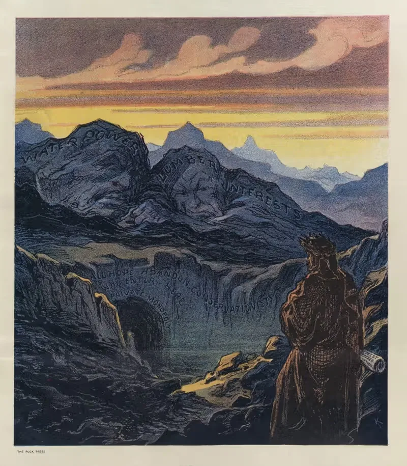 Инферно Пинчота by Удо Кепплер, 1910 — digital art print download
