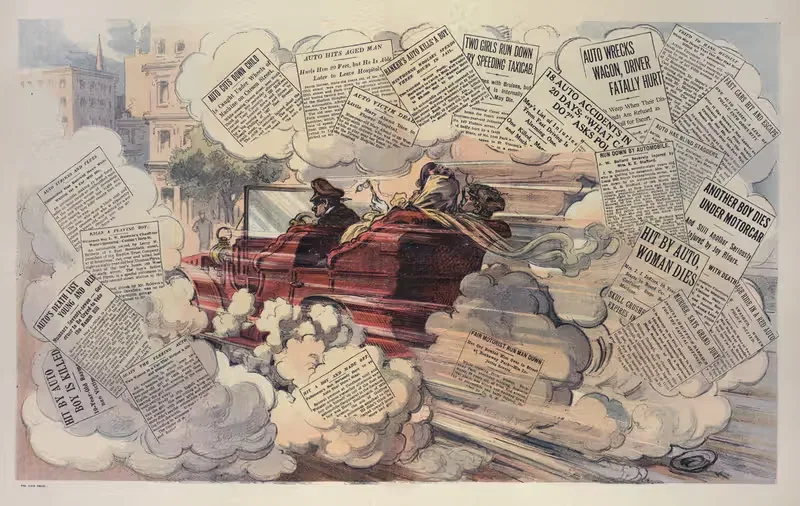 Privileged sport by Udo Keppler, 1909 — digital art print download
