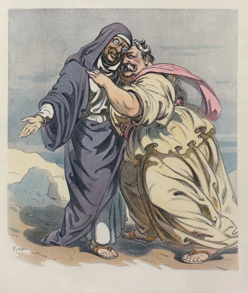Руфь и Наоми by Удо Кепплер, 1908 — digital art print download