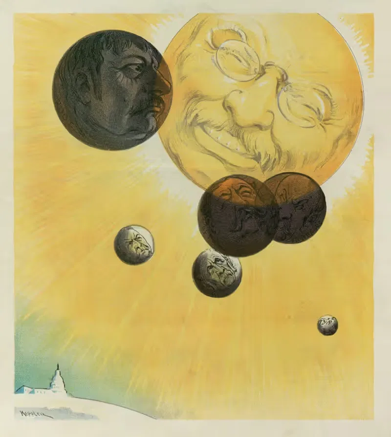 Говоря о сегодняшнем затмении by Удо Кепплер, 1905 — digital art print download