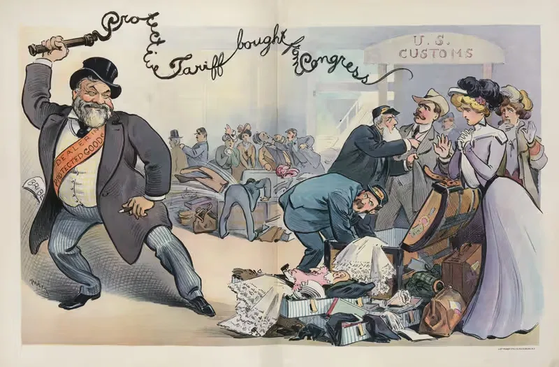 Испытание на таможне by Удо Кепплер, 1901 — digital art print download
