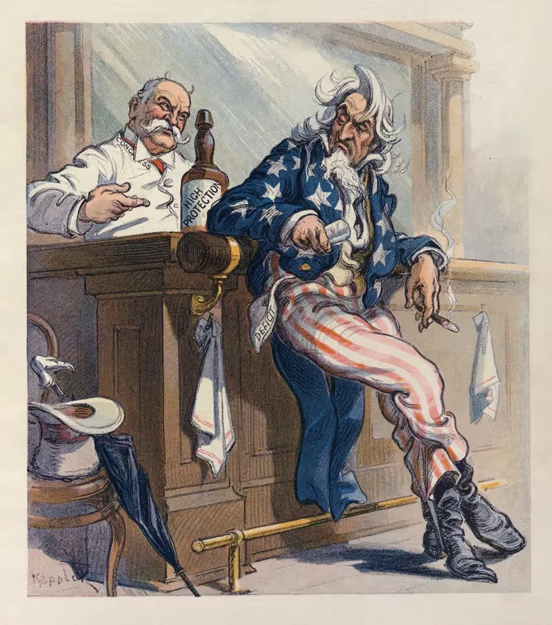 Укрепляющее средство честного бармена by Удо Кепплер, 1909 — digital art print download
