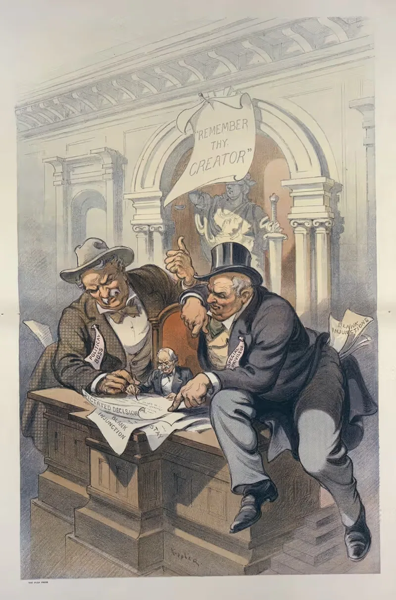 The kept judge by Udo Keppler, 1908 — digital art print download